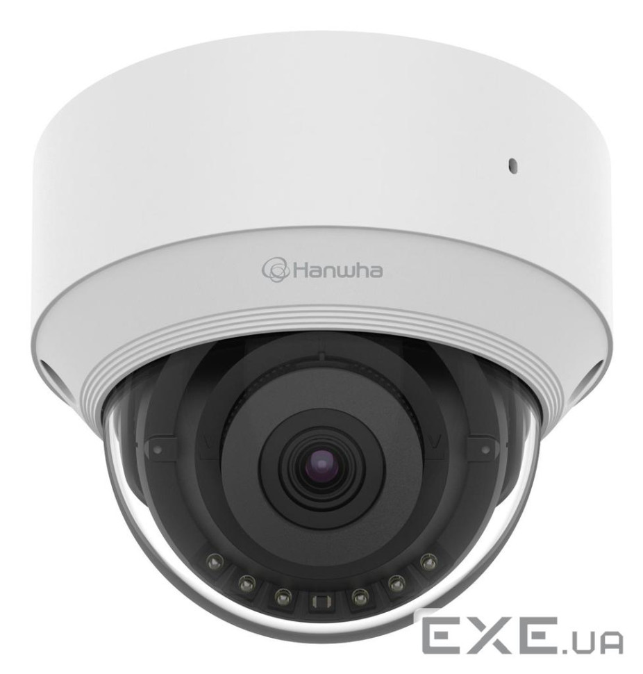 Мережева камера купольна 5MP @ 30fps, fix lens 4mm (H:80/V: 59) QND-C8023R HANWHA V (QND-C8023R/VAP)