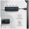 Концентратор AXAGON USB-C to 4xUSB 3.0 black (HUE-C1C)