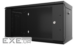 Шафа MIRSAN 19, 16U, WTC, 600x600 мм, максимально 80 кг, чорна (MR.WTC16U66DE.01)