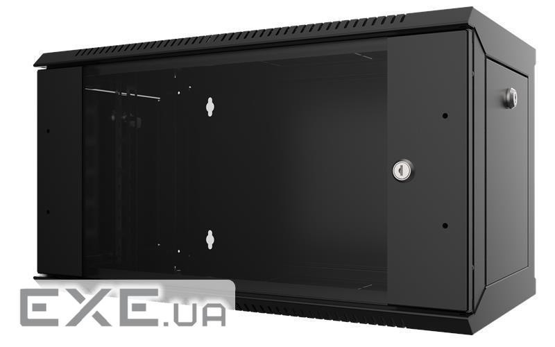 Шафа MIRSAN 19, 16U, WTC, 600x600 мм, максимально 80 кг, чорна (MR.WTC16U66DE.01)