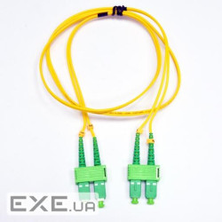 Патчкорд SC/APC-SC/APC SM 10м Duplex (APC-10SCSC(SM)D(AD))