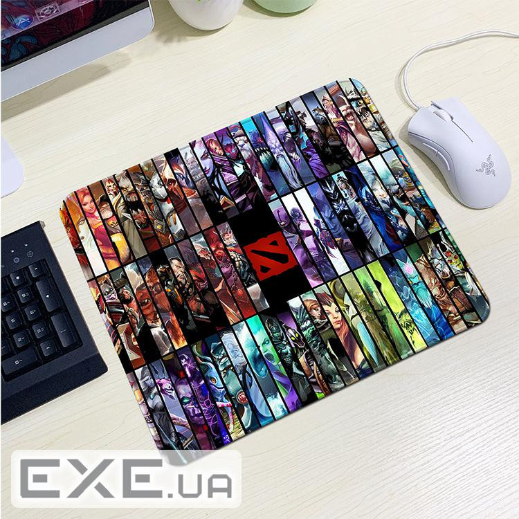 Коврик 240*220 тканинний DOTA2 ''Heroes'', толщина 2 мм , OEM (HR240)