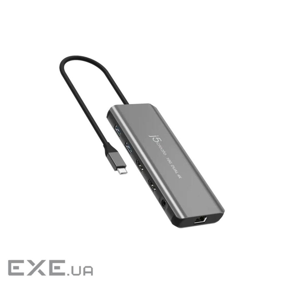 Багатопортовий мультиадаптер J5create JCD398-N, USB Type-C 5-в-1