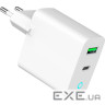 Зарядний пристрій Gembird 1xUSB-A + 1 Type-C (PD20Вт + QC3.0 18Вт) white (TA-UC-PDQC20L-W-01)