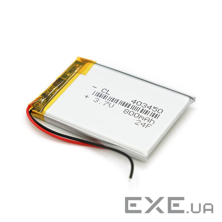 Літій-полімерний акумулятор 4*34*50mm 3,7V (Li-ion 3.7В 600мА&middot,год) (403450) ) (403450)
