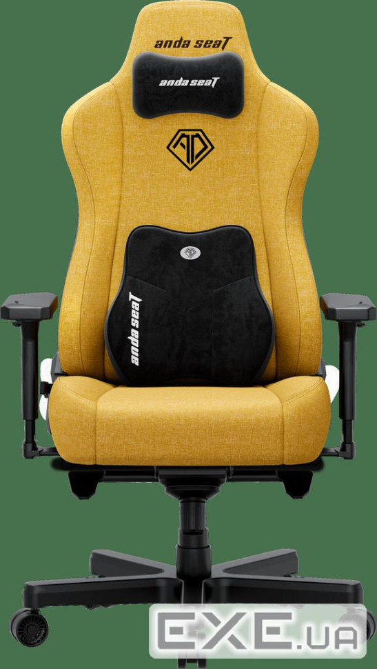 Крісло ігрове Anda Seat Kaiser 3E Fabric XL Bright Yellow (AD23YC-XL-09-Y-CF-Y01)