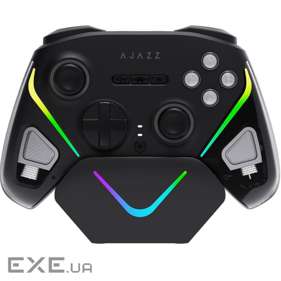 Бездротовий геймпад з док-станцією Ajazz GP100 Set Black (GP100S-B)
