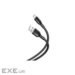 Дата кабель USB 2.0 AM to Micro 5P 1.0m 2A black XO (NB212-AM.black)