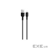 Дата кабель USB 2.0 AM to Micro 5P 1.0m 2A black XO (NB212-AM.black)
