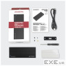 Кишеня зовнішня AXAGON USB-C 3.2 Gen 2 metal box for M.2 NVMe SSD THIN RIB (EEM2-GTR)