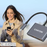 Концентратор Canyon hub DS-3 3in1 USB-C Dark Grey (CNS-TDS3)