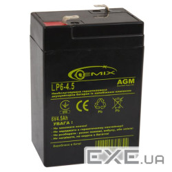 Акумуляторна батарея GEMIX LP6-4.5 (6В, 4.5Ач)
