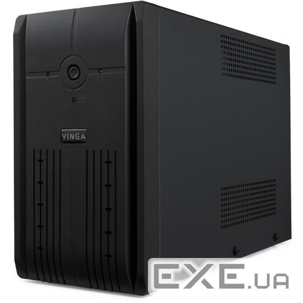 Джерело безперебійного живлення Vinga LED 850VA metal case with USB (VPE-850PRMU)
