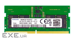 Модуль пам'яті для ноутбука SoDIMM DDR5 16GB (2x8GB) 5600 MHz Samsung (M425R1GB4BB0-CWMOL)