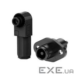 Set connectors for battery (male + female), SRDB-70C, 70A, 1500V, IP67, Black (SRDB-70С )