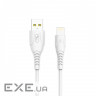Кабель SkyDolphin S08L USB - Lightning (M/M), 1 м , White (USB-000560)