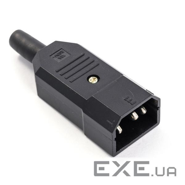 Триконтактний роз'єм C14 тато, під пайку Q50 / 500 (YT-TPCS-M)