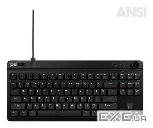 Клавіатура дротова PULSAR Xboard MS TKL ANSI Cherry MX2A Switch чорна (XBMS01)