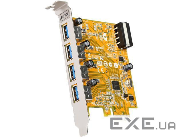IO Sunix PCIe 4x USB 3.0 (USB4300N) Retail