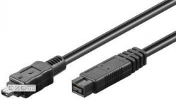 Кабель видеоустройств FireWire 9p-4p M/M 4.5m, D=5.5mm, черный (75.06.8184-20)