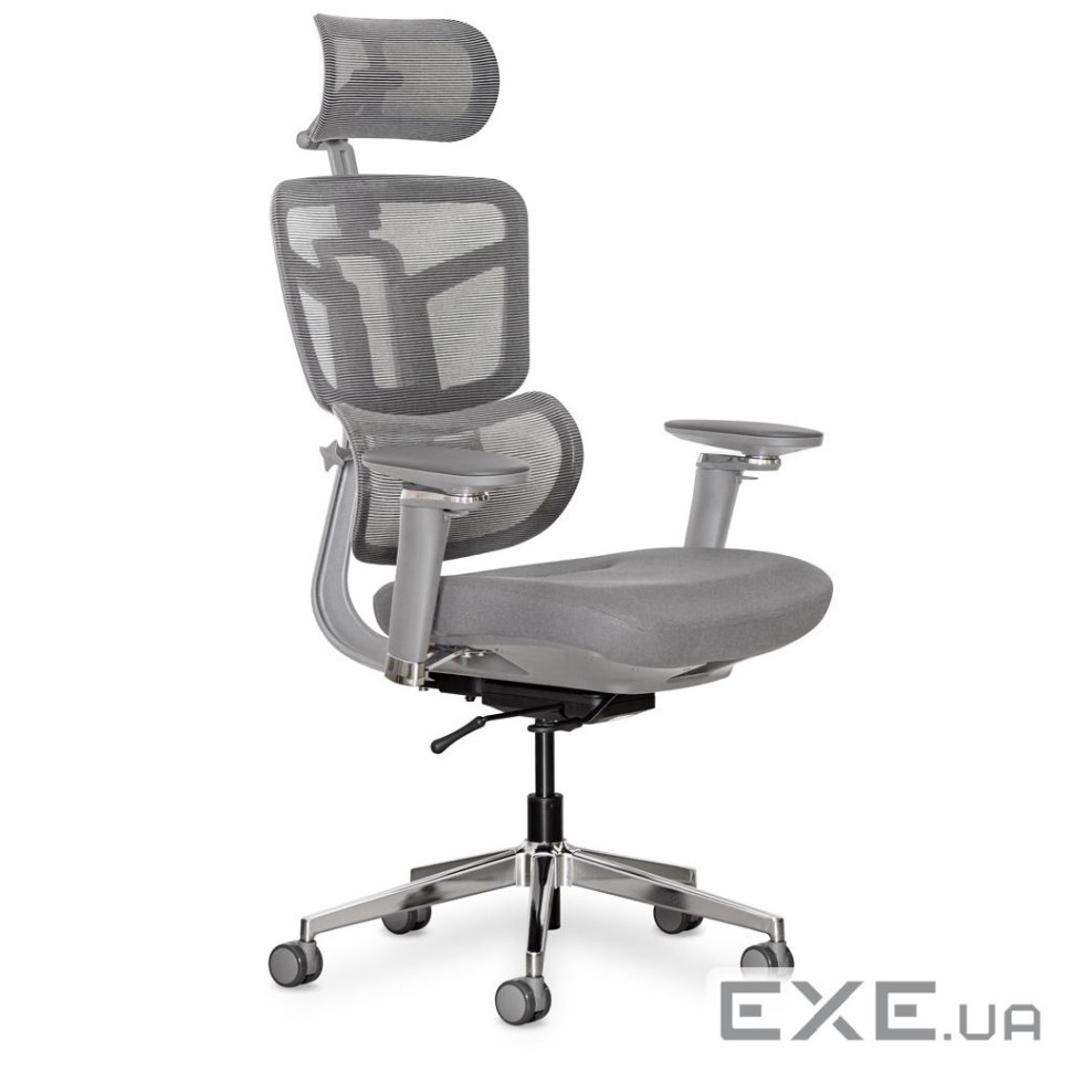 Офісне крісло Mealux S4 Air Fabric Grey (HF-S4 F/G)