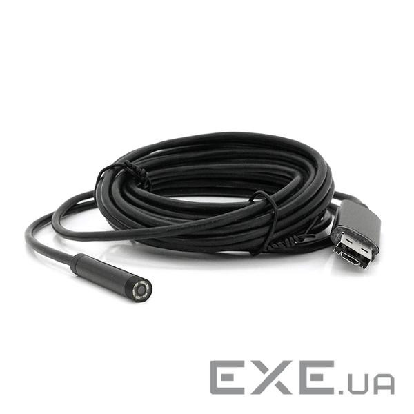 2 in 1 MicroUSB / PC HD ендоскоп, міні камера 7.0 mm, м&apos,який дріт, 5м (YT-En-5SW7.0) (YT-En-5SW7.0)