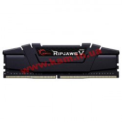 Модуль пам'яті G.SKILL Ripjaws V Black DDR4 3200MHz 16GB XMP PC4-25600 PC4-3200 (F4-3200C16S-16GVK)