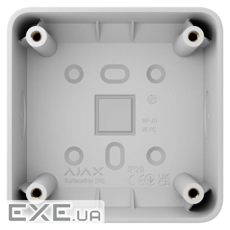 Монтажная коробка Ajax SurfaceMounting box white