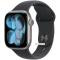 Смарт-годинник Apple Watch Series 11 GPS 42mm Space Grey Aluminium Case with Black Sport (MEQW4RK/A)