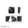 Мікрофон Puluz для iPhone/iPad 8-контактний приймач і два мікрофони Black (PU647B)