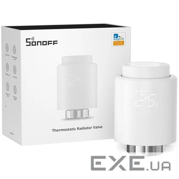 Розумний терморегулятор для радіаторів опалення SONOFF Zigbee Thermostatic Radiator Valve (TRVZB)