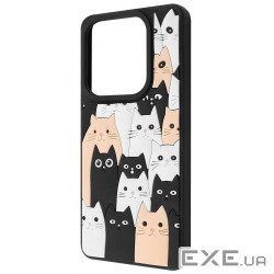 Чехол WAVE Doodle Case Xiaomi Redmi Note 14 4G (European) cats (63514 cats)