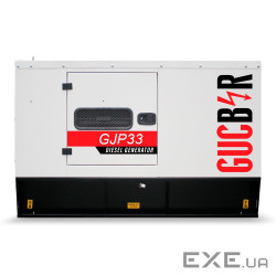 Дизельний генератор Gucbir GJP33 з двигуном PERKINS 1103A-33G, 33 кВА / 26,4 кВт, генератор Maranell