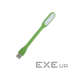 Лампа USB Optima LED, гнучка, зелена (UL-001-GR)