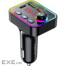 FM модулятор Havit HV-FM819BT USB-A+USB-C PD24W RGB Black
