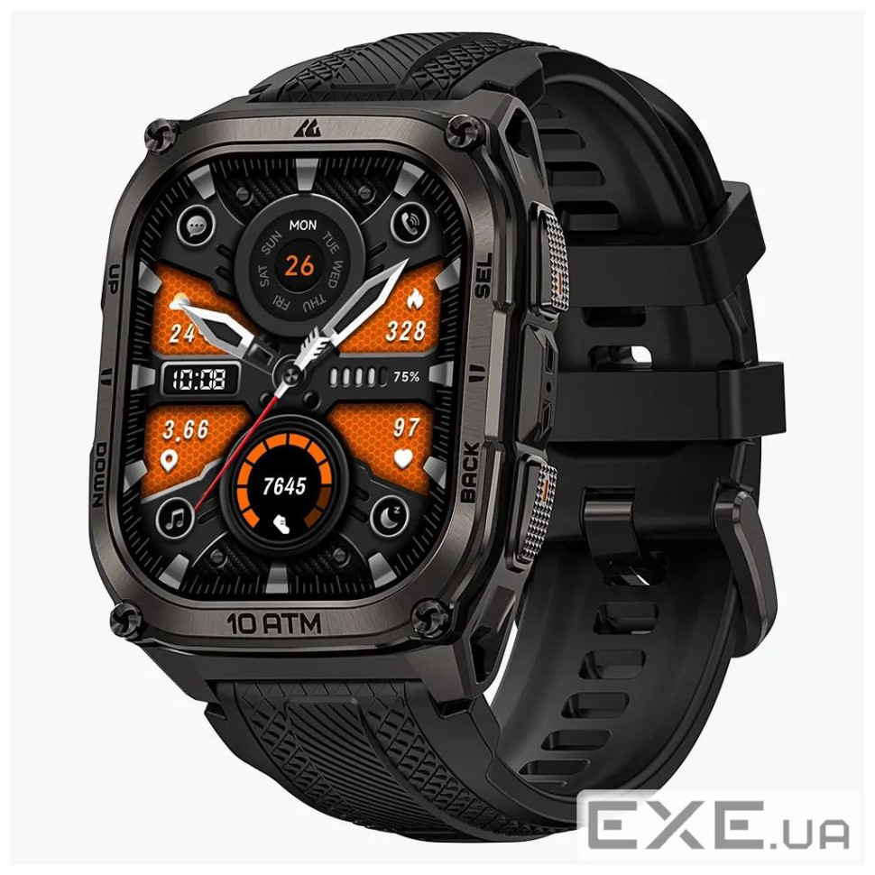 Смарт-годинник KOSPET TANK M4 BLACK (6978602500065)