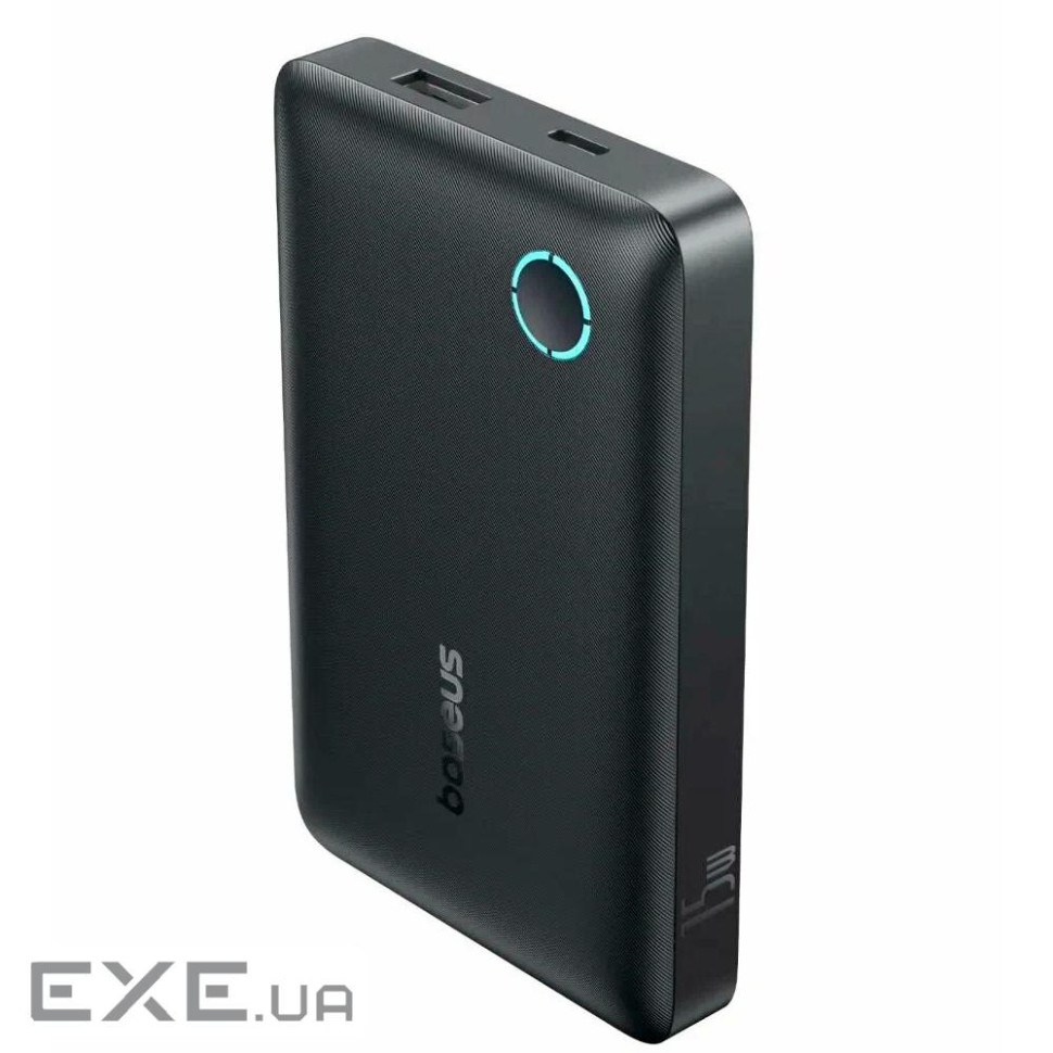 PowerBank Baseus EnerFill FP11 Fast Charge 10000mAh 15W, 2*USB+Type-C, PD3.0, QC3.0, Black, Q20