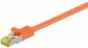 Патч-корд екранований RJ45 SFTP7 1.0m, patch AWG26 D=6.2mm LSOH Gold Cu, оранжевий (75.09.1588-10)