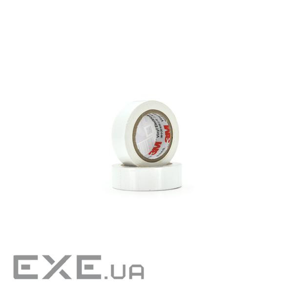 Ізоляційна стрічка 3M 0,15 мм*18 мм*20 м white (3M/0,15/18/20-WT / 08088)
