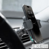 Автотримач із бездротовою зарядкою PROOVE Nitro Charge Wireless Charger 15W Black (WHSN15002001)