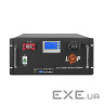 Акумулятор LP LiFePO4 48V (51,2V) - 100 Ah (5120Wh) (Smart BMS 100A) LCD RM (20330)