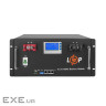Акумулятор LP LiFePO4 48V (51,2V) - 100 Ah (5120Wh) (Smart BMS 100A) LCD RM (20330)