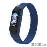 Ремешок для фитнес браслета Armorstandart Braided Solo Loop для Xiaomi Mi Band 4/5/6 Blue (ARM59178)