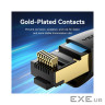 Патч-корд 5м, S/FTP cat 8 RJ-45 black Vention (IKABJ)