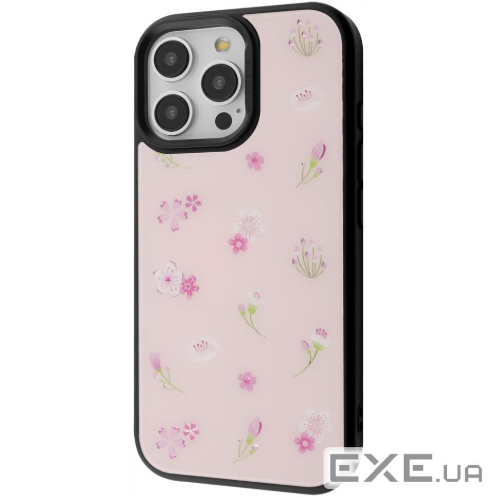 Чехол Proove Muse Fleur Case with Magnetic Ring iPhone 16 Pro Max pink fl (PCMFIP16PMB7 pink flower)