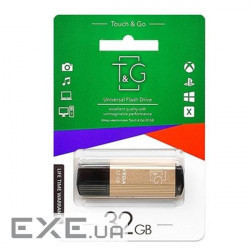 Флеш-накопичувач USB 32GB T&G 121 Vega Series Gold (TG121-32GBGD)