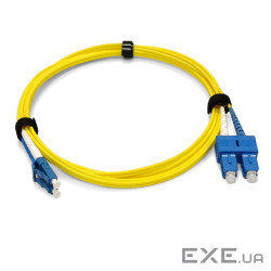 ВО патч-корд, LC/UPC-SC/UPC, 2.0мм, (OS2), Duplex, LSZH, 1м , Corning (F047202G5Z20001M)