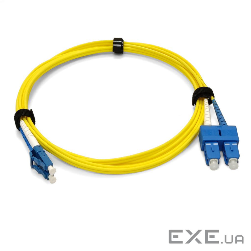 ВО патч-корд, LC/UPC-SC/UPC, 2.0мм, (OS2), Duplex, LSZH, 1м , Corning (F047202G5Z20001M)