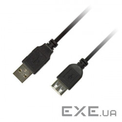 Дата кабель USB 2.0 AM/AF 3.0m Piko (1283126474118)