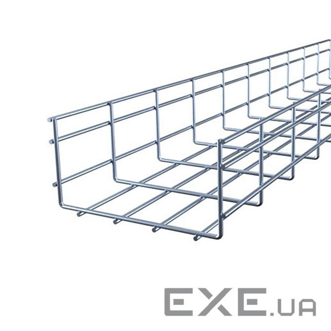 Лоток сітчастий WBC 200х100 мм, дріт D4 мм, нержавіюча сталь 2,5м (CMS-WBC4-200100SL) (CMS-WBC4-200100SL)